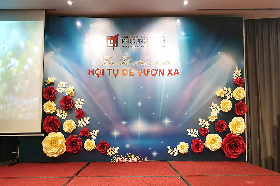 Stage of Phuong Nam Year End Party